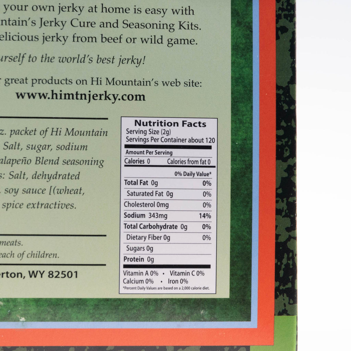 Hi Mountain instruction sheet guiding oven, smoker, or dehydrator jerky prep.