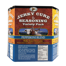 Hi Mountain Pepper seasoning packet provides classic peppery kick to jerky.