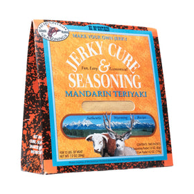 Hi Mountain Mandarin Teriyaki Blend pack showing flavor profile for beef and game