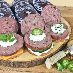 Hi Mountain seasoning packets included for consistent, savory sausage batches.