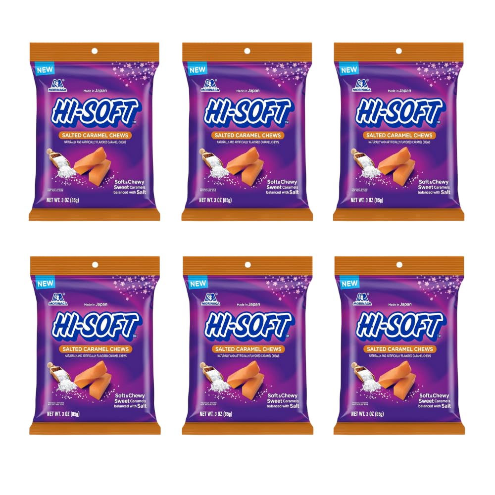 HI-SOFT Salted Caramel Chews on a dessert table, a versatile sweet addition.