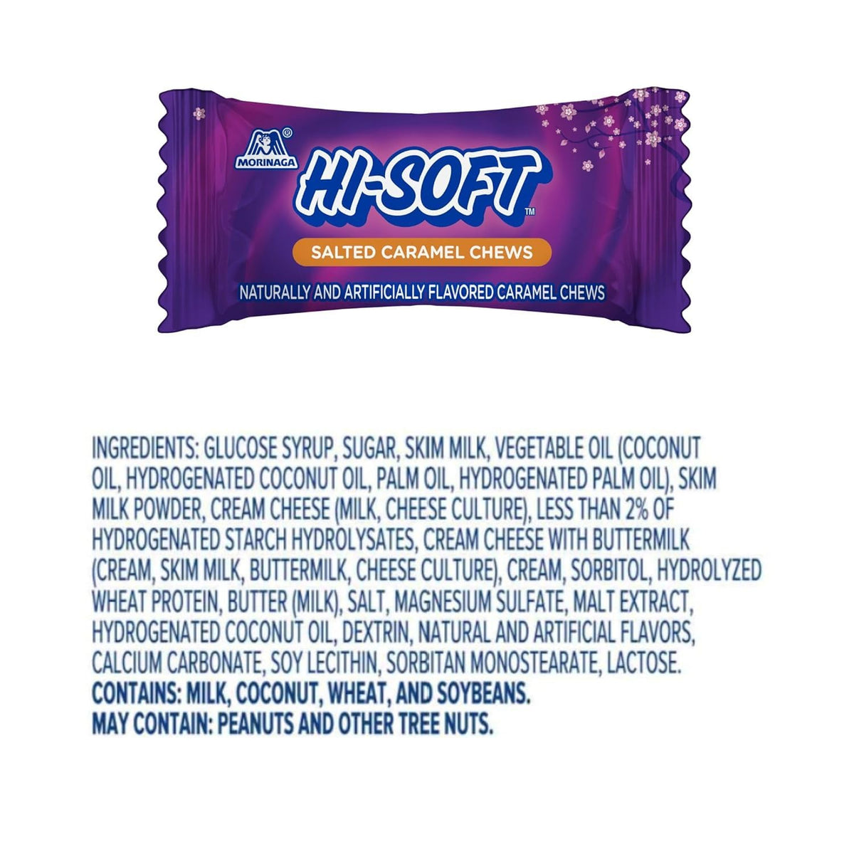 HI-SOFT Salted Caramel Chews bulk display for office snackers.
