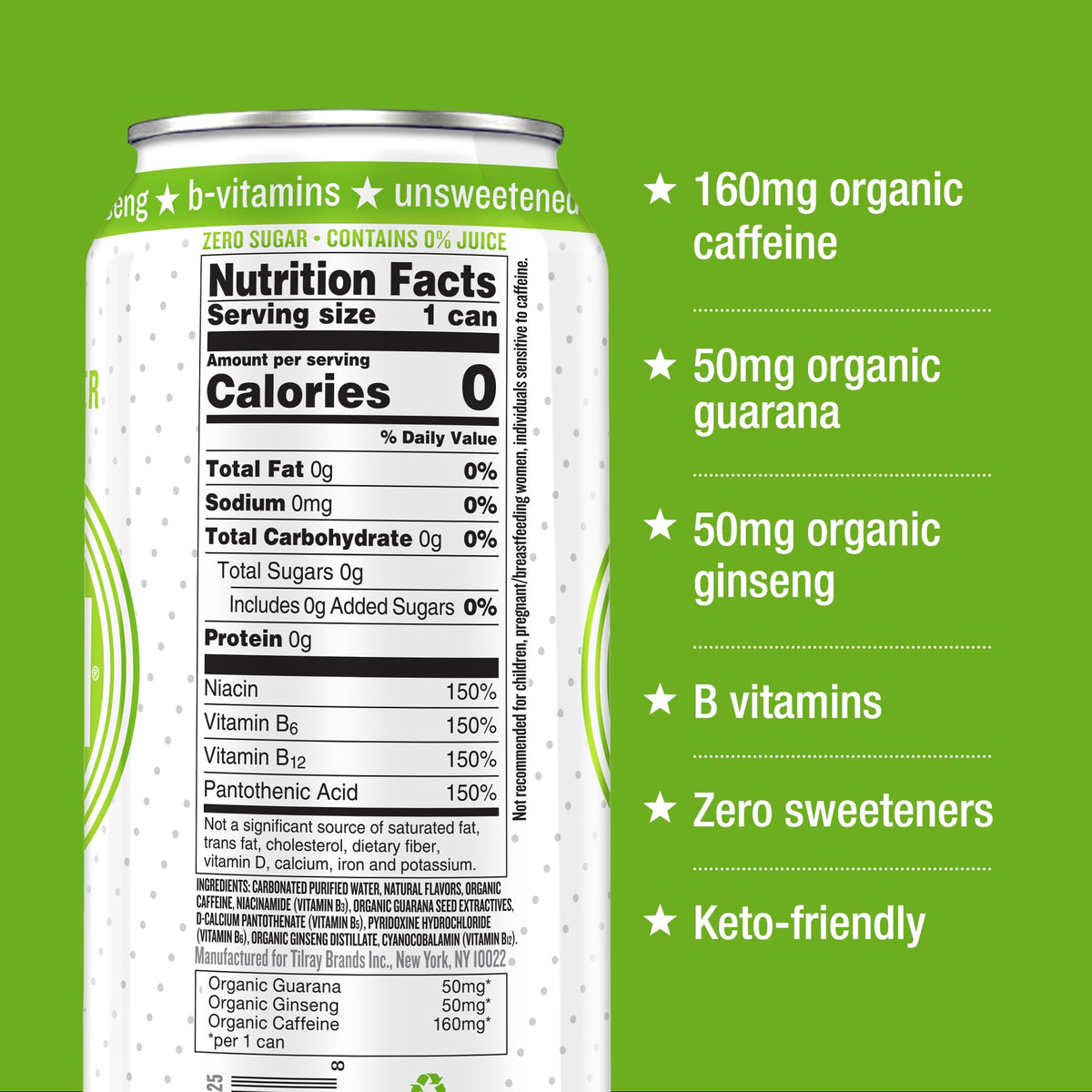 8-pack Hiball Lemon Lime cans arranged to showcase convenient on-the-go energy.