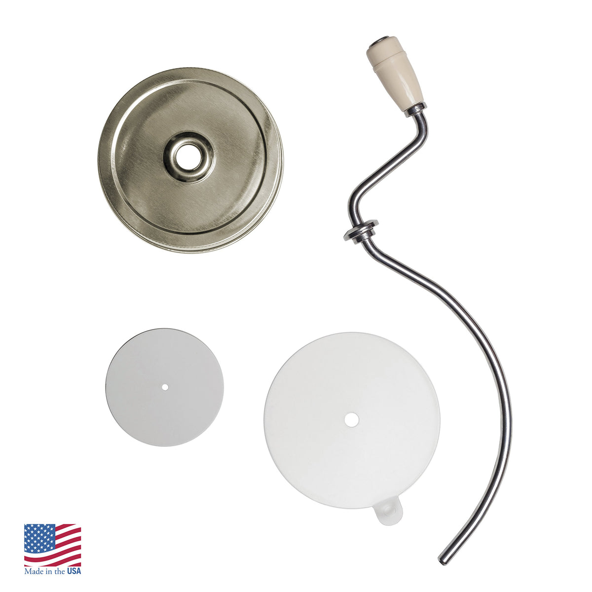 Grandpa Witmer’s lid liner and gasket support self-cleaning after use.