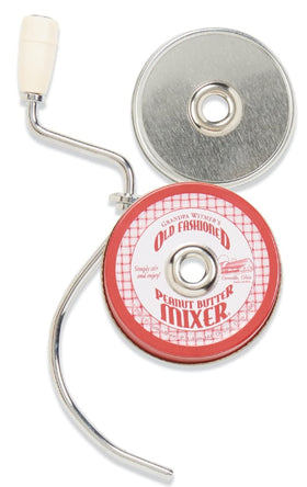 HIC Kitchen peanut butter mixer inside action blends oils evenly for consistent spread