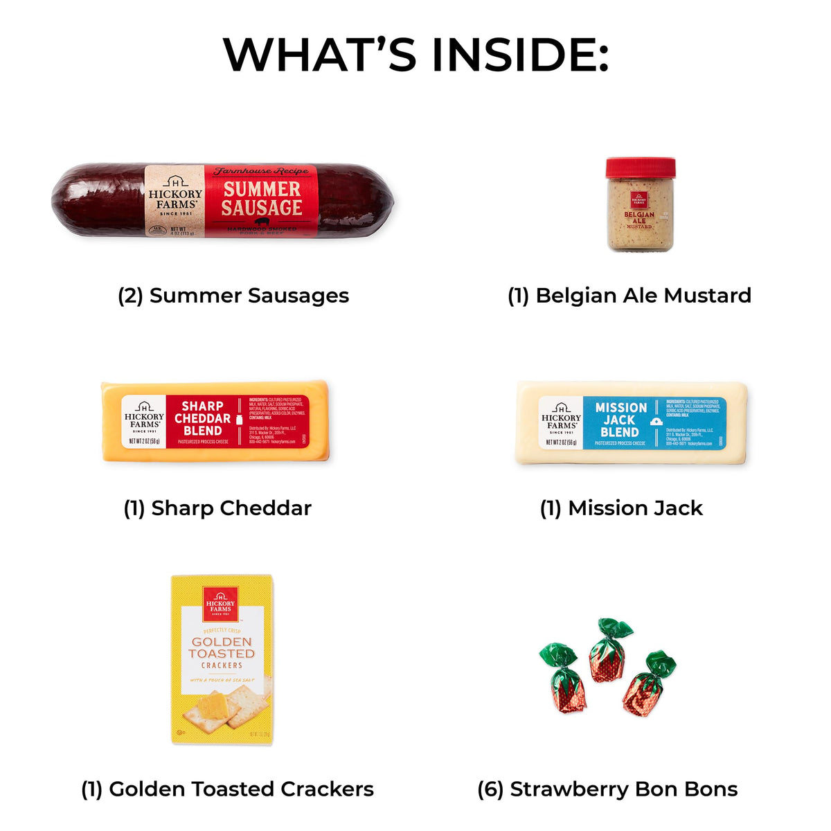 Hickory Farms Farmhouse Mission Jack Blend offers balanced cheese pairing