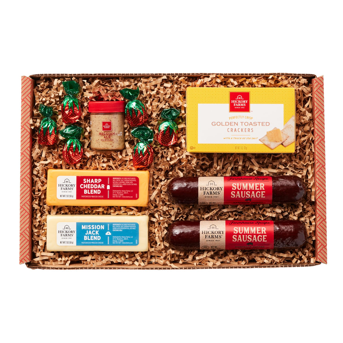 Hickory Farms Farmhouse Summer Sausage for savory bites at gatherings