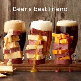 Hickory Farms mustard pairing idea to elevate a cheese board.