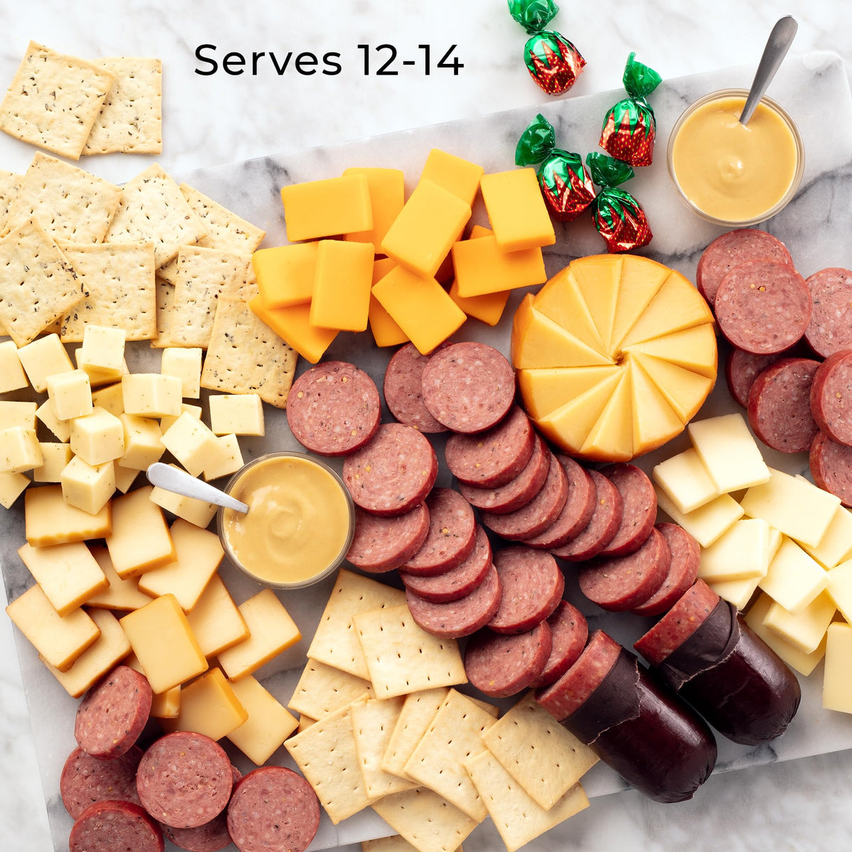 Hickory Farms olive oil & rosemary crackers for pairing