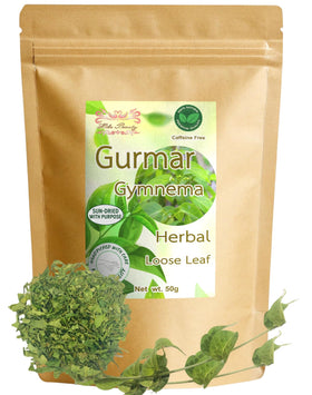 Hida Beauty Gurmar tea loose leaves ready for a calm infusion