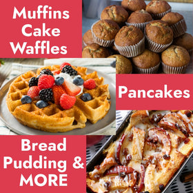 Family brunch scene featuring Hidden Foods Co mix