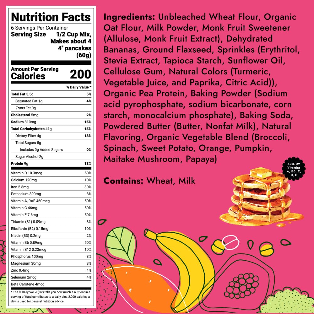 Real fruits and vegetables blended in Hidden Foods Co mix