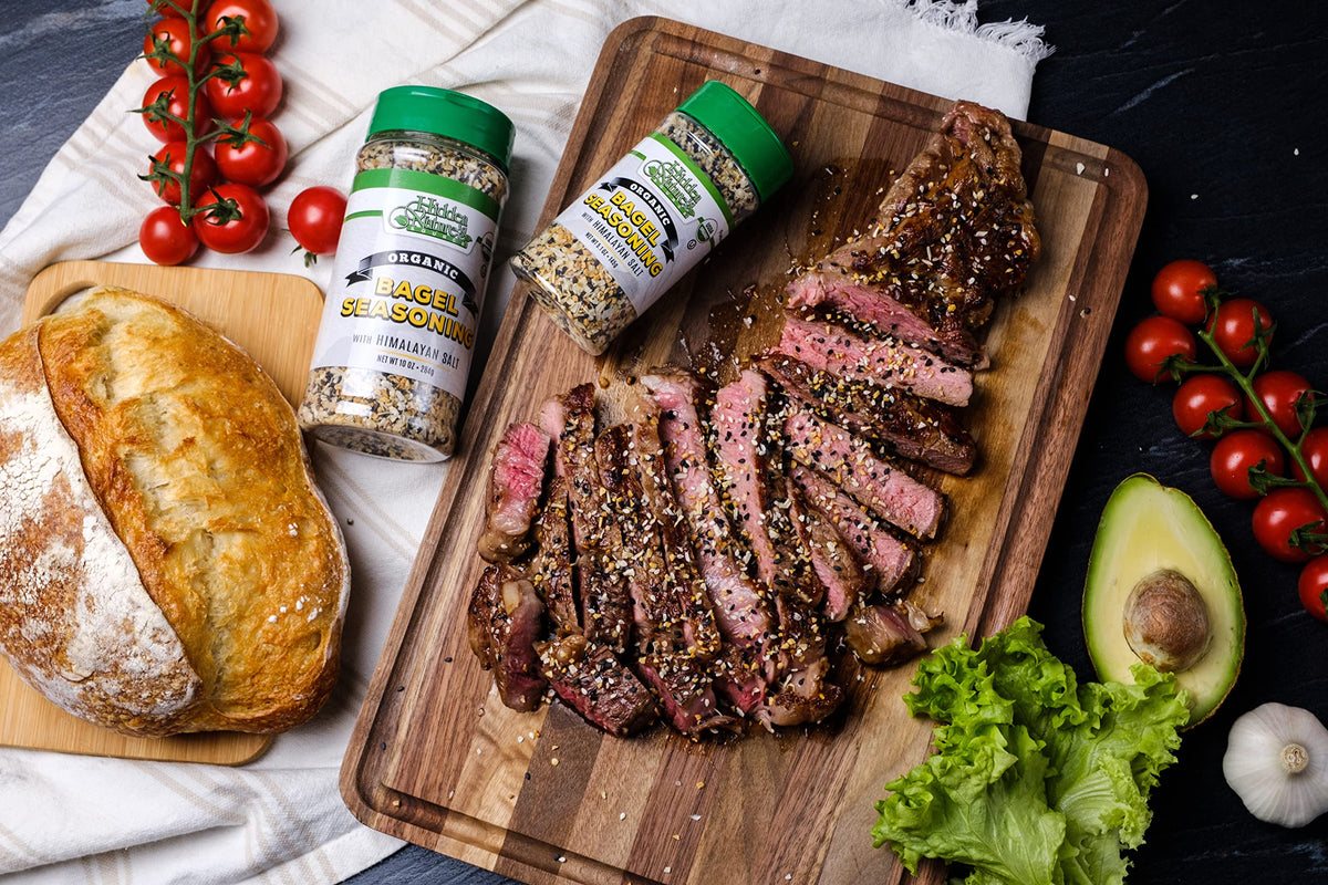 Hidden Nature's Source Everything Bagel Seasoning ingredients shine in recipes with garlic and onion
