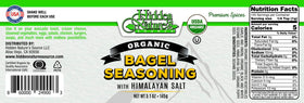 Hidden Nature's Source Everything Bagel Seasoning label highlights vegan-friendly gluten-free benefits