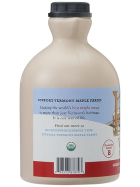 Hidden Springs Maple on a Vermont family farm table, ideal for breakfast toppings.