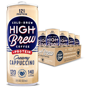 High Brew Coffee cold brew protein can ready to drink with bold flavor.