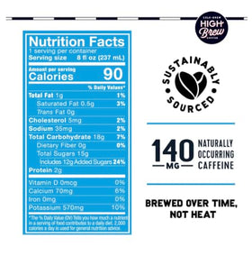 High Brew Dark Chocolate Mocha can with cocoa richness for a smooth, balanced sip.
