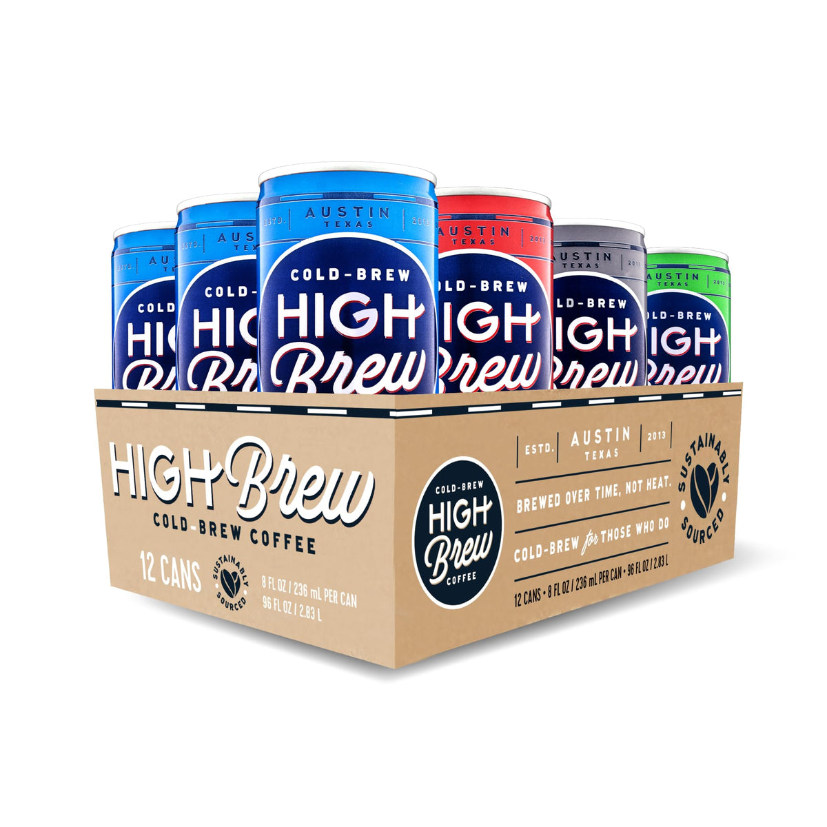 High Brew Double Espresso can in a ready-to-drink format for anytime energy.