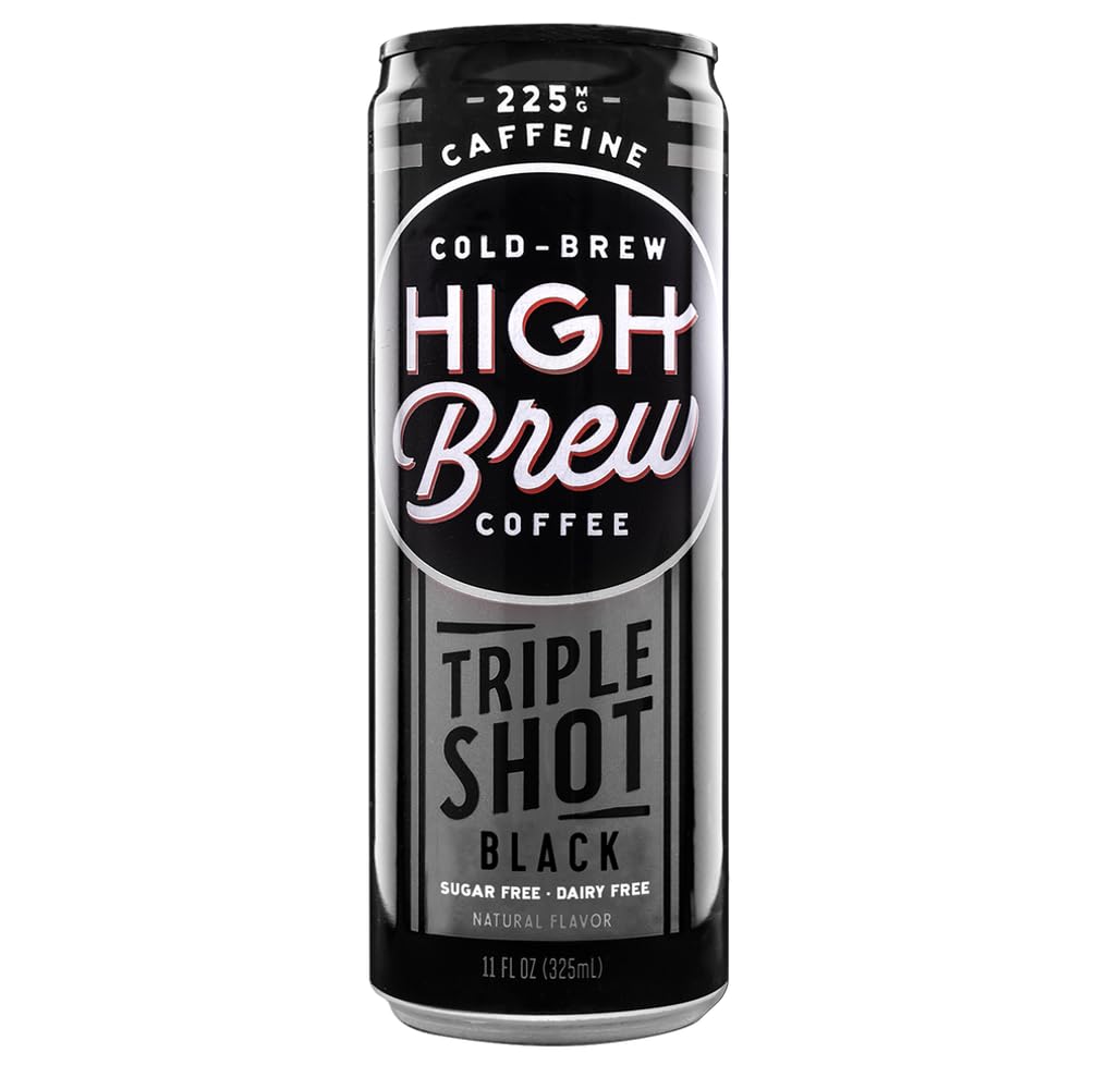High Brew lightly sweetened cane sugar can delivering balanced flavor.