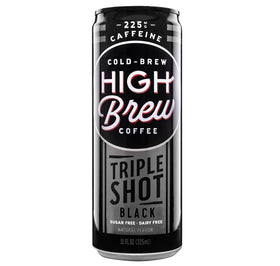 High Brew lightly sweetened cane sugar can delivering balanced flavor.