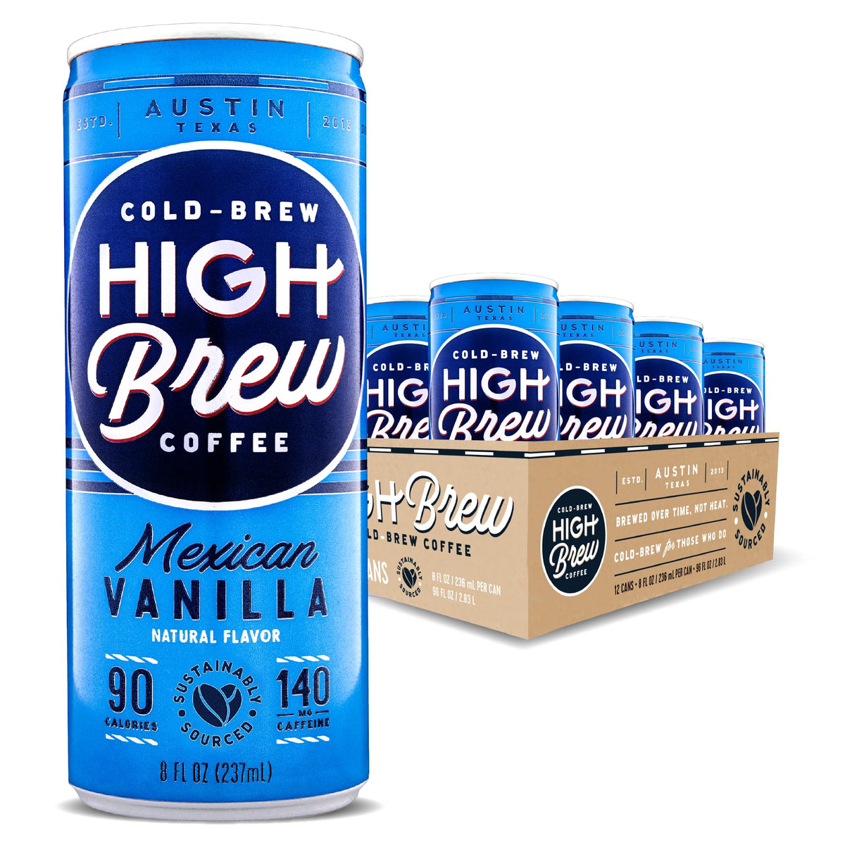High Brew Mexican Vanilla can ready-to-drink for on-the-go caffeine
