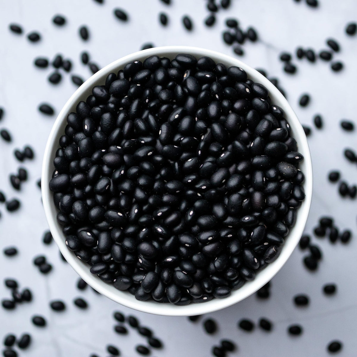 High Plains Beans cooked with aromatics in a pot, showcasing plant-based protein.