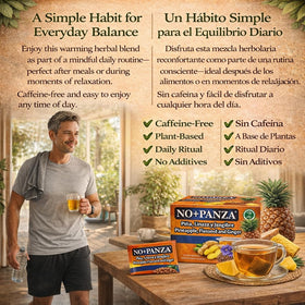 HIGH SUPREME steeping in a mug shows a refreshing herbal infusion hot or iced.