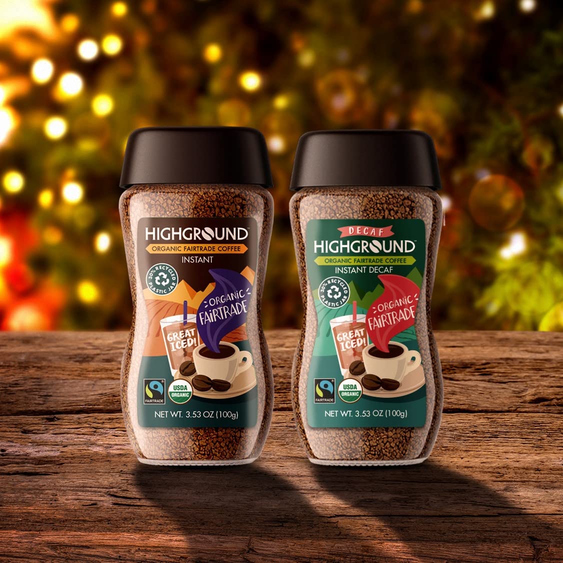 Highground coffee on-the-go jar for travel-friendly caffeine.