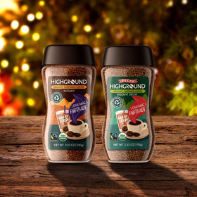 Highground coffee on-the-go jar for travel-friendly caffeine.