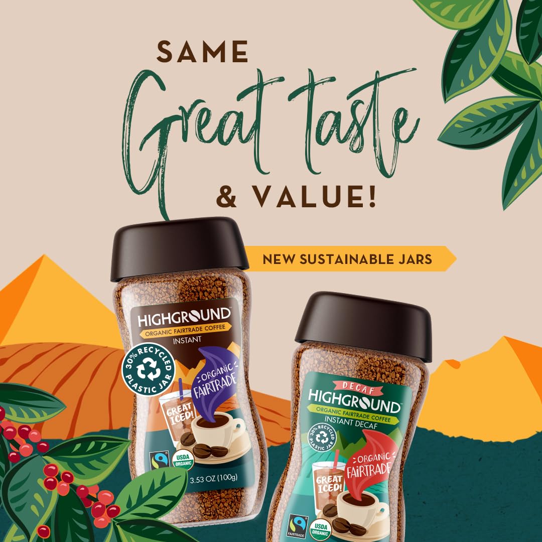 Refreshing iced coffee prepared with Highground Instant Regular Coffee.