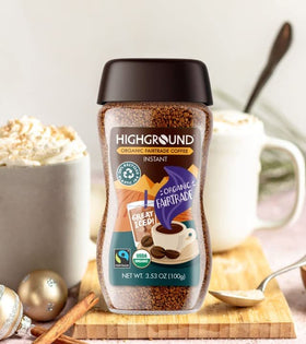 Eco-friendly Highground packaging using recycled materials.
