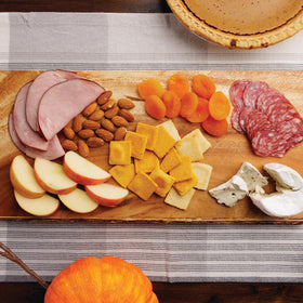 HighKey cheddar crackers serving with dip, ideal for cheese boards.