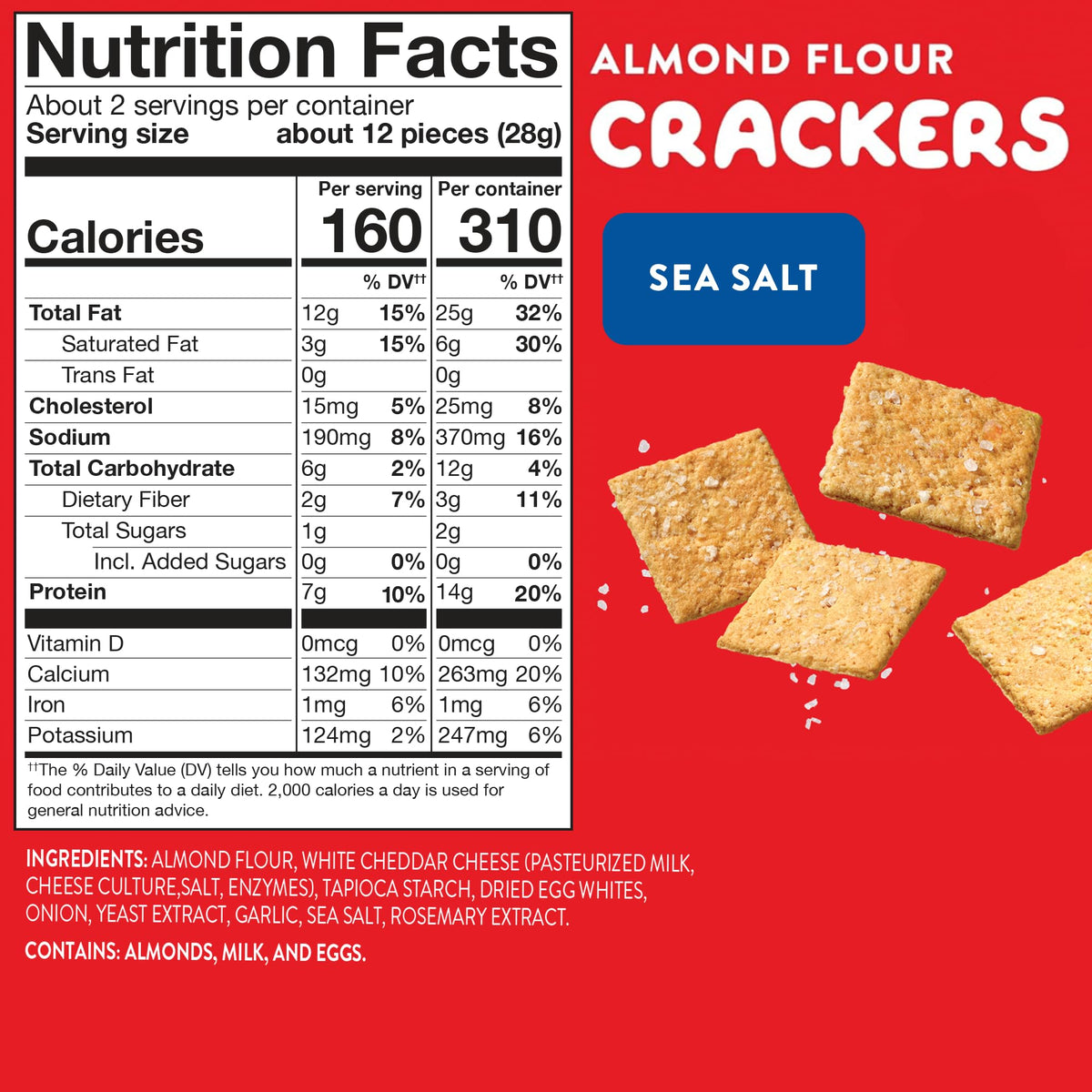 HighKey cheddar cracker close-up highlighting savory cheddar flavor and crisp texture.