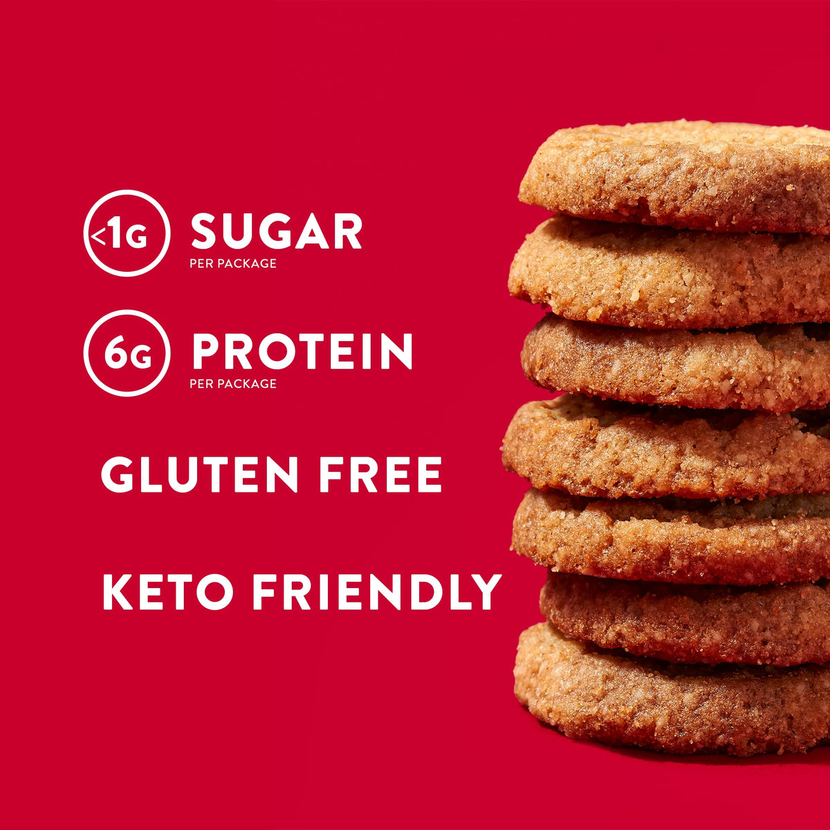 HighKey Ginger Spice Cookies keto snack with low sugar and low carbs.
