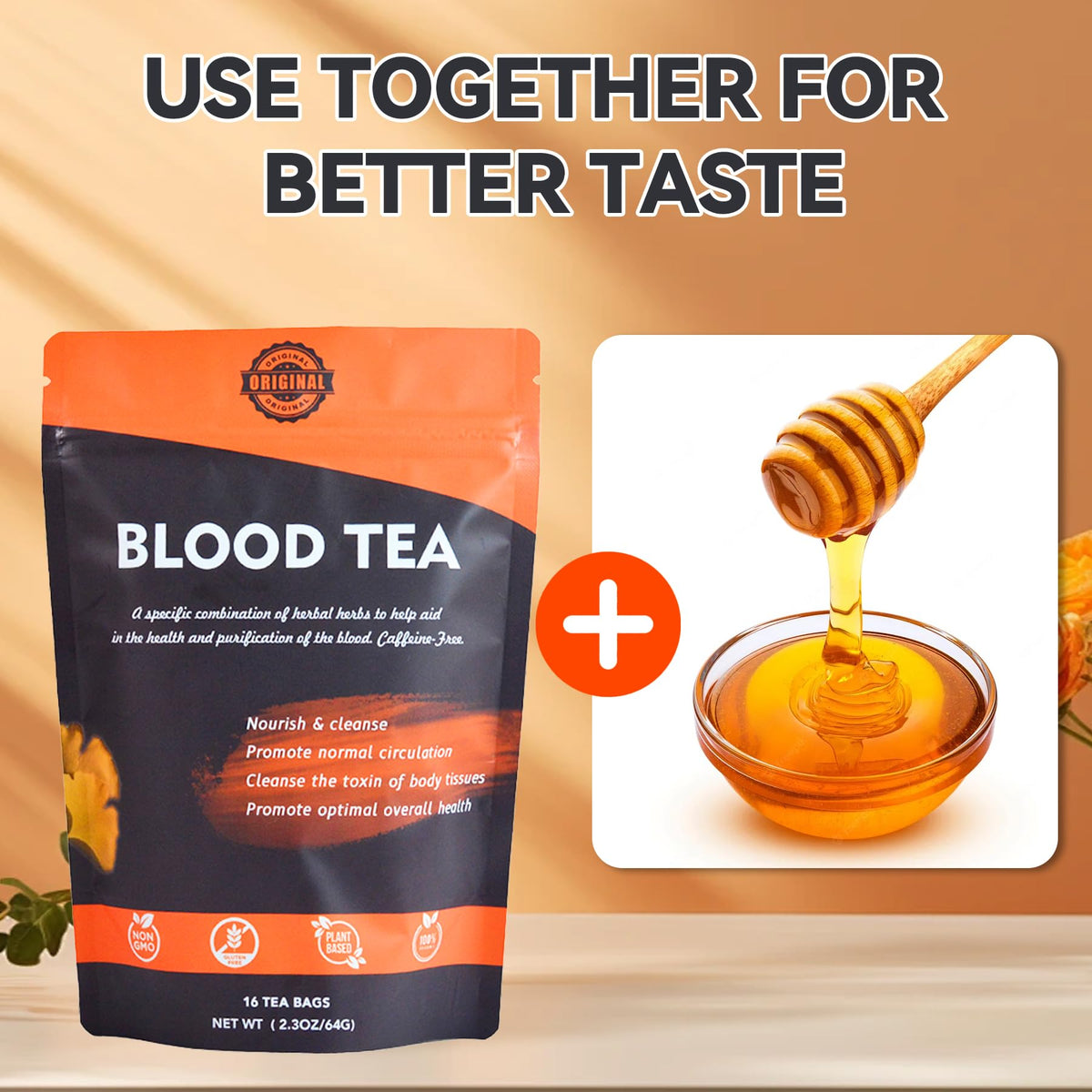 Hiherbs brewed tea cup ready for a comforting daily ritual.