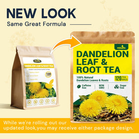 HIIHONE Dandelion Tea serving suggestion shows relaxing moment.