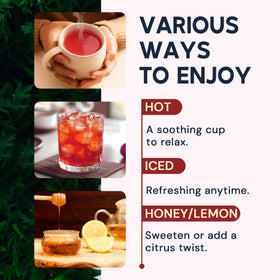 HIIHONE sugar-free tea ready to be customized with sweeteners