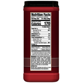 Hills Bros Cappuccino Mix packaging on display, convenient budget-friendly luxury.