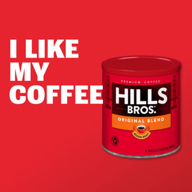 Hills Bros. Orthodox Union Kosher certified coffee for worry-free enjoyment.