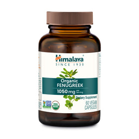 Himalaya Fenugreek organic capsules bottle for daily wellness and vegan lifestyle