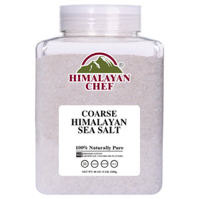Himalayan Chef coarse salt crystals for cooking add texture and flavor