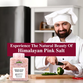 Himalayan Chef mineral-rich salt crystals, a natural substitute for everyday seasoning.
