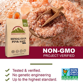 Himalayan Chef coarse pink salt for roasting and seasoning.
