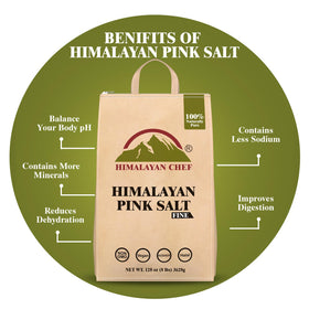 Crystal detail of Himalayan Chef pink salt showing mineral-rich color.