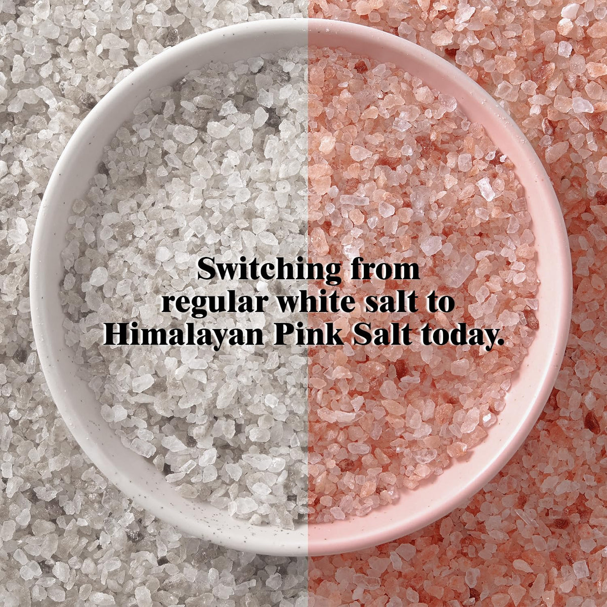 Himalayan Chef pink salt in bath for a relaxing mineral soak.