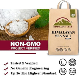Crystal salt texture highlighting Himalayan Chef's mineral-rich profile and purity.