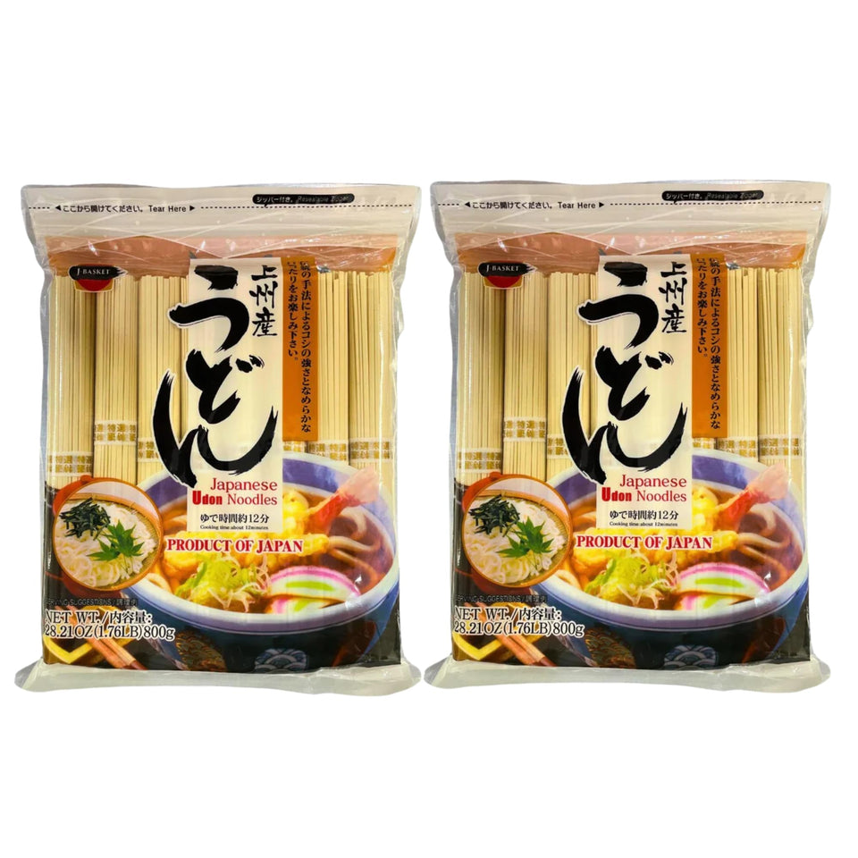 Hime twin pack dried udon noodles in packaging for quick meals