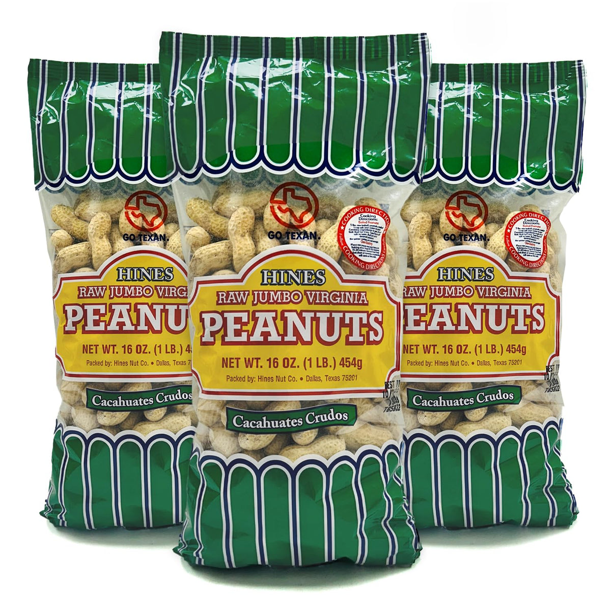 Hines Raw Jumbo Virginia peanuts in-shell ready for roasting at home