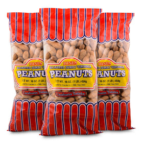 Hines Roasted In Shell Peanuts 3-Pack: ready-to-crack shells for fresh snacking