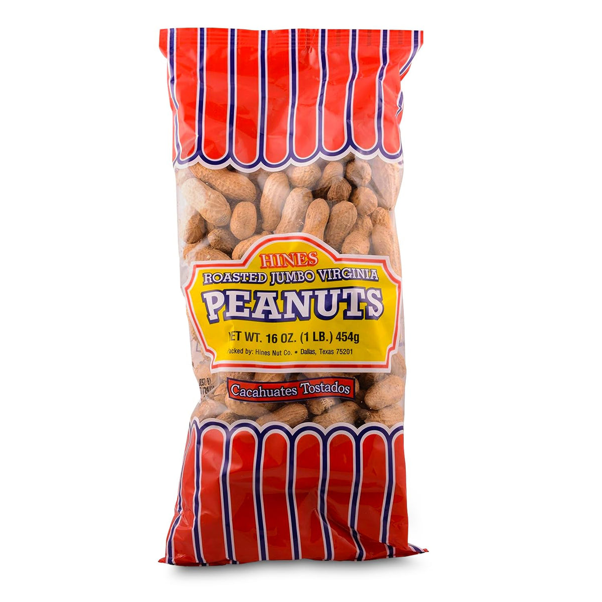 Hines Roasted In Shell Peanuts close-up: rich aroma and evenly roasted shells